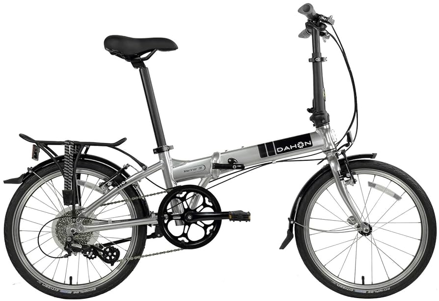 Dahon Mariner D8 Folding Bike (Brushed) : Amazon.ca: Sports